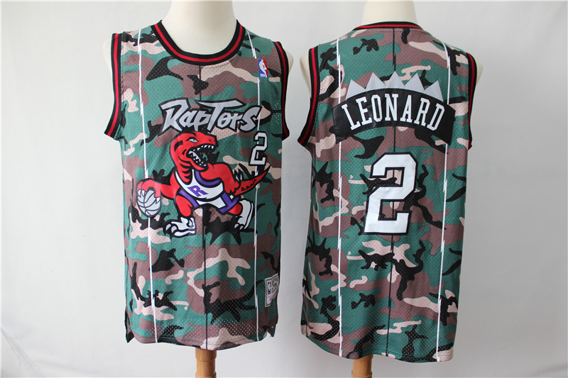 Men Toronto Raptors 2 Kawhi Leonard Camo Swingman Jersey